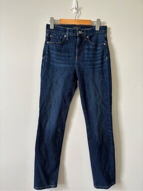 Banana Republic Dark Indigo Straight-Leg Jeans